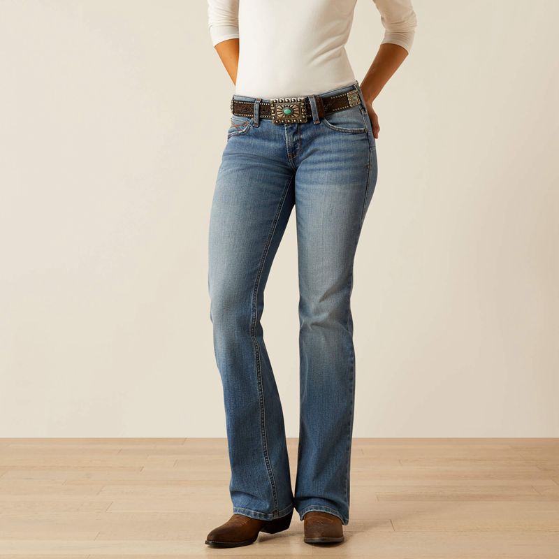 Ariat Mid Rise Allison Boot Cut Jeans California Femme | XKH-79457358