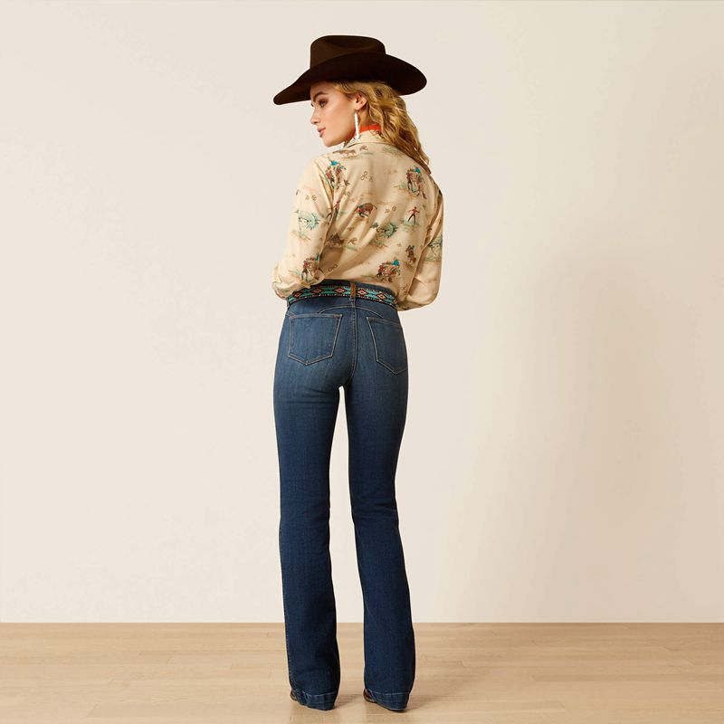 Ariat High Rise Fiorella Slim Trouser Jeans Armenia Femme | LAW-74274941