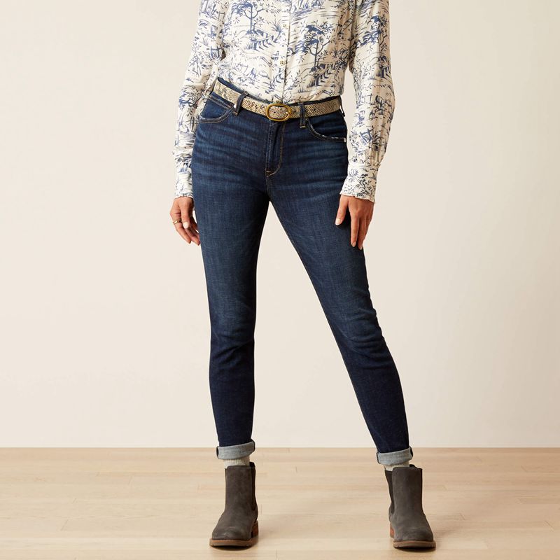 Ariat High Rise Bridle Skinny Jeans Puerto Rico Femme | GZZ-19490830