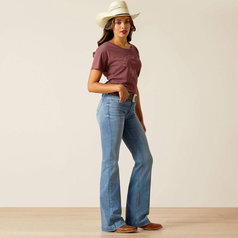 Ariat High Rise Alice Slim Trouser Glendale Femme | SGZ-64690484