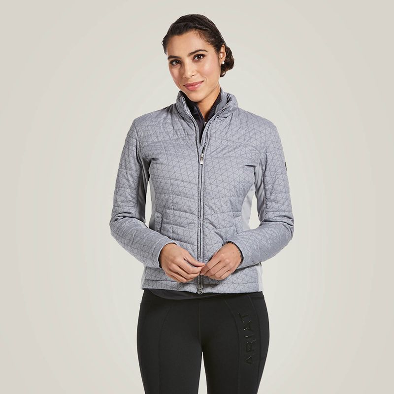 Ariat Volt 2.0 Reflective Jacket Argent Femme | DZH-62263176