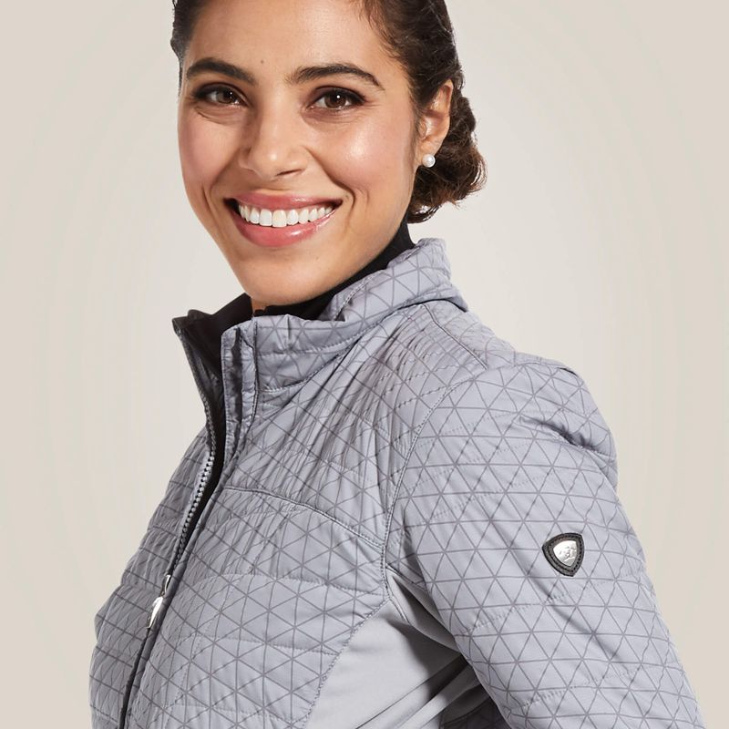 Ariat Volt 2.0 Reflective Jacket Argent Femme | DZH-62263176