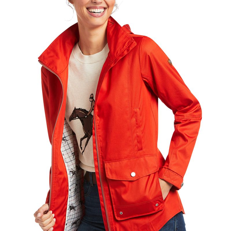 Ariat Vernal Jacket Orange Femme | PRY-70246565