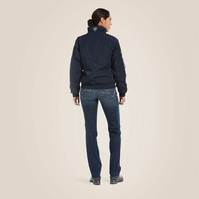 Ariat Stable Jacket Bleu Marine Femme | SWF-47218259