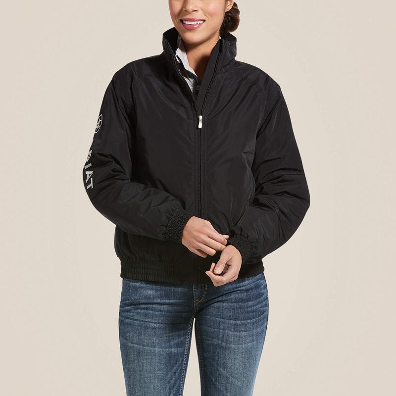 Ariat Stable Jacket Noir Femme | QNC-06660548