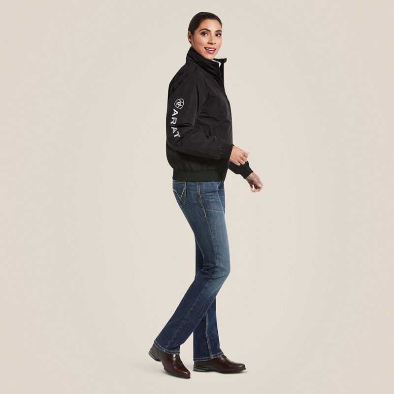 Ariat Stable Jacket Noir Femme | QNC-06660548