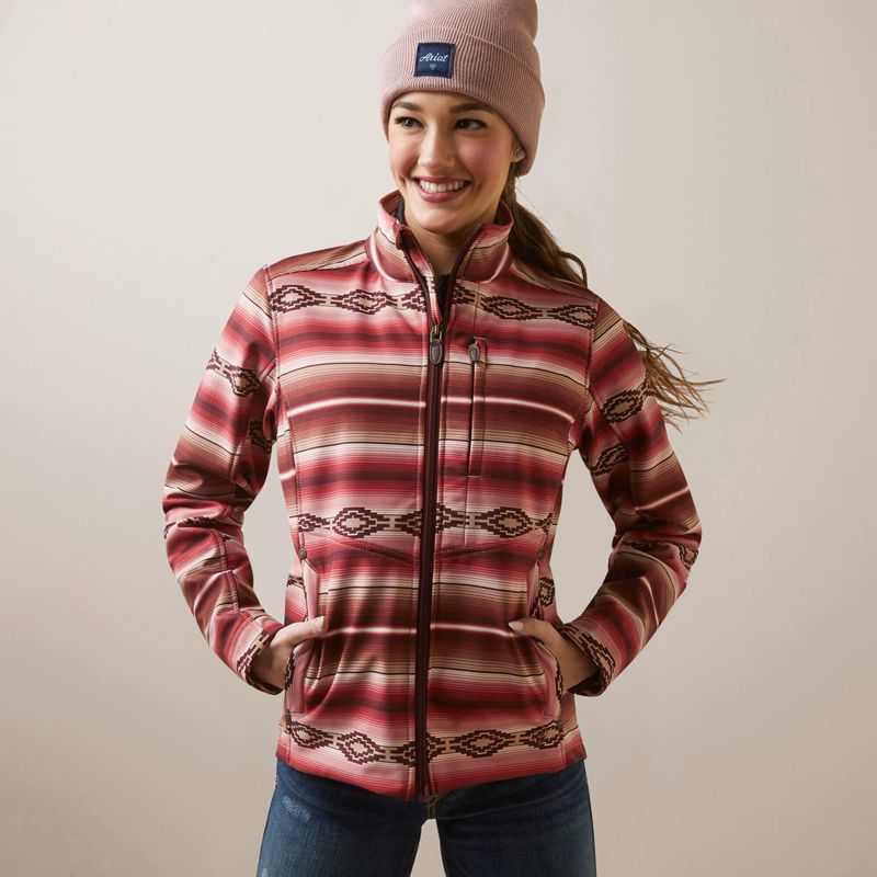 Ariat Softshell Jacket Blushing Serape Femme | BMT-07275146