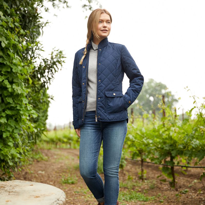 Ariat Woodside Jacket Bleu Marine Femme | UQY-57091557