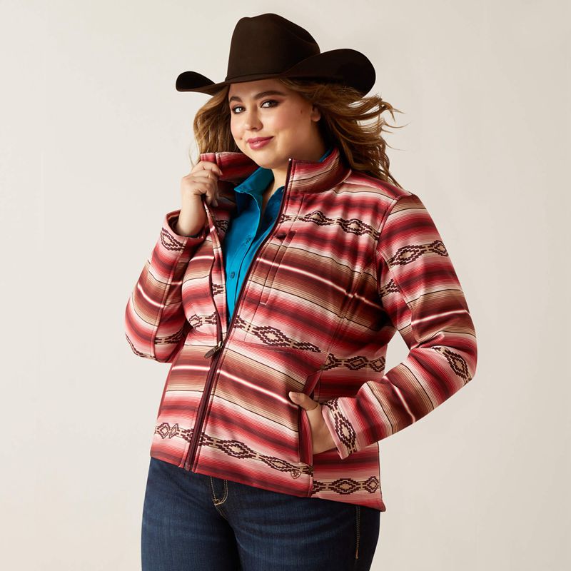 Ariat Softshell Jacket Blushing Serape Femme | BMT-07275146