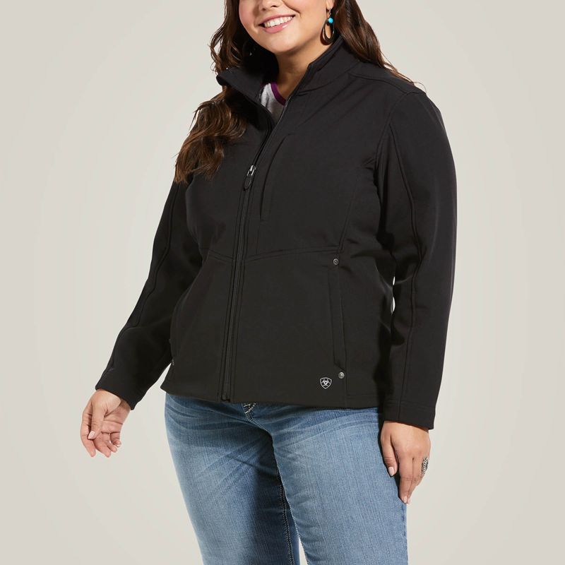 Ariat Softshell Jacket Noir Femme | HJS-30449893