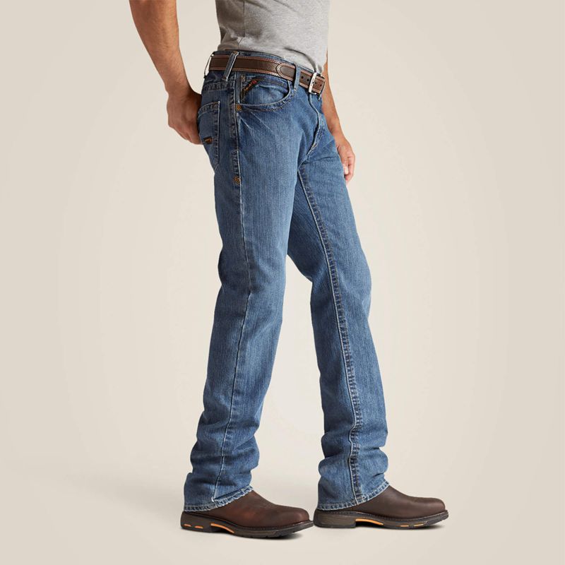 Ariat Fr M4 Relaxed Basic Boot Cut Jean Flint Homme | MFM-18522935