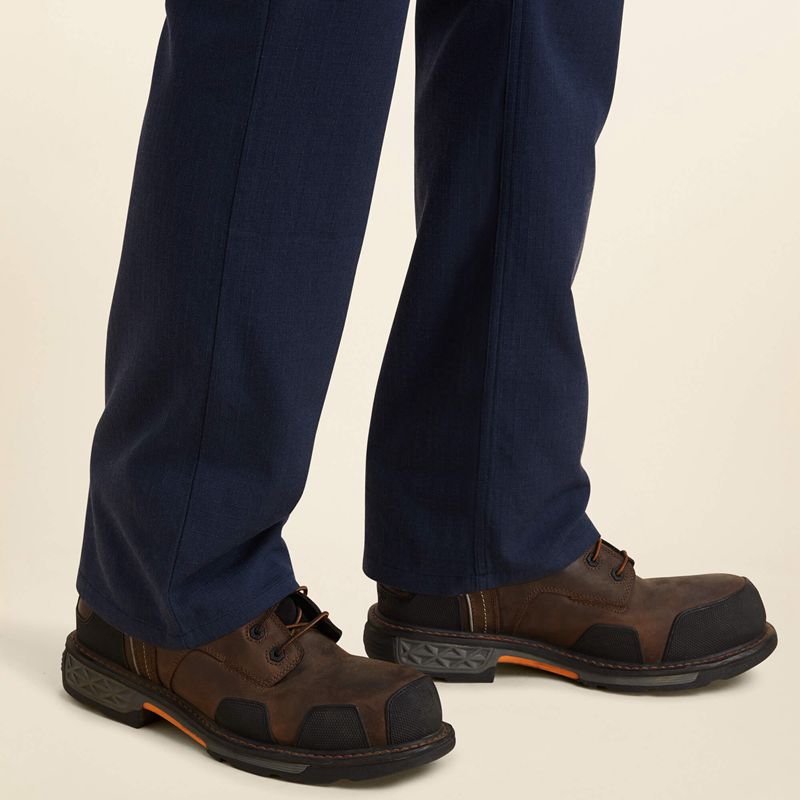 Ariat Fr M4 Relaxed Crossfire Straight Pant Bleu Marine Homme | ENM-00740310