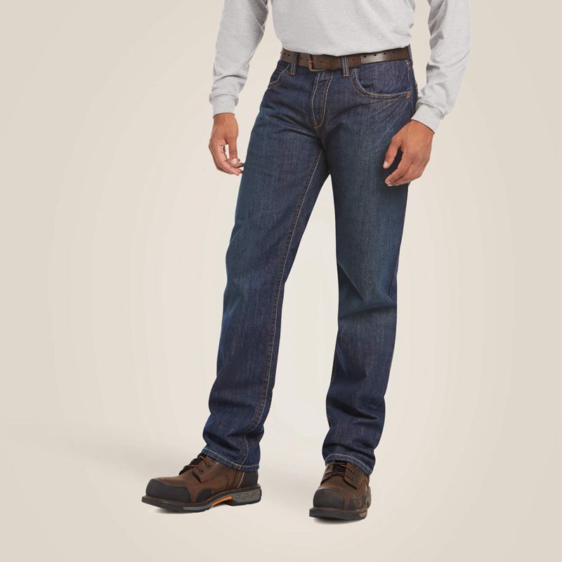 Ariat Fr M3 Loose Basic Stackable Straight Leg Jean Shale Homme | QKV-71828667