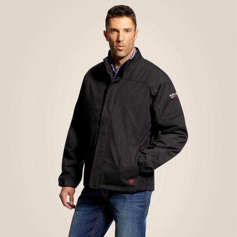 Ariat Fr H2o Waterproof Insulated Jacket Noir Homme | OZV-50613682