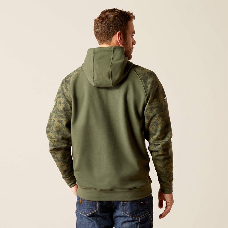 Ariat Fr Durastretch Patriot Hoodie Camouflage Homme | SDL-83549986