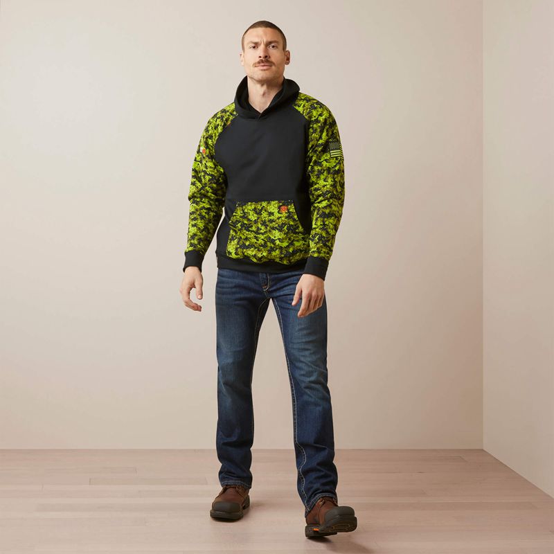 Ariat Fr Durastretch Patriot Hoodie Camouflage Homme | KQM-57459422