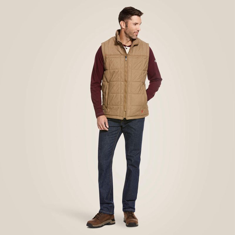 Ariat Fr Crius Insulated Vest Kaki Homme | FXQ-20599397