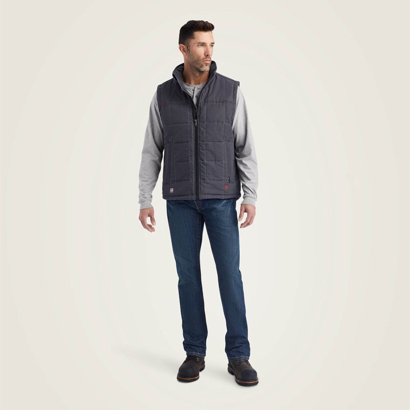 Ariat Fr Crius Insulated Vest Grise Homme | FRA-05737580