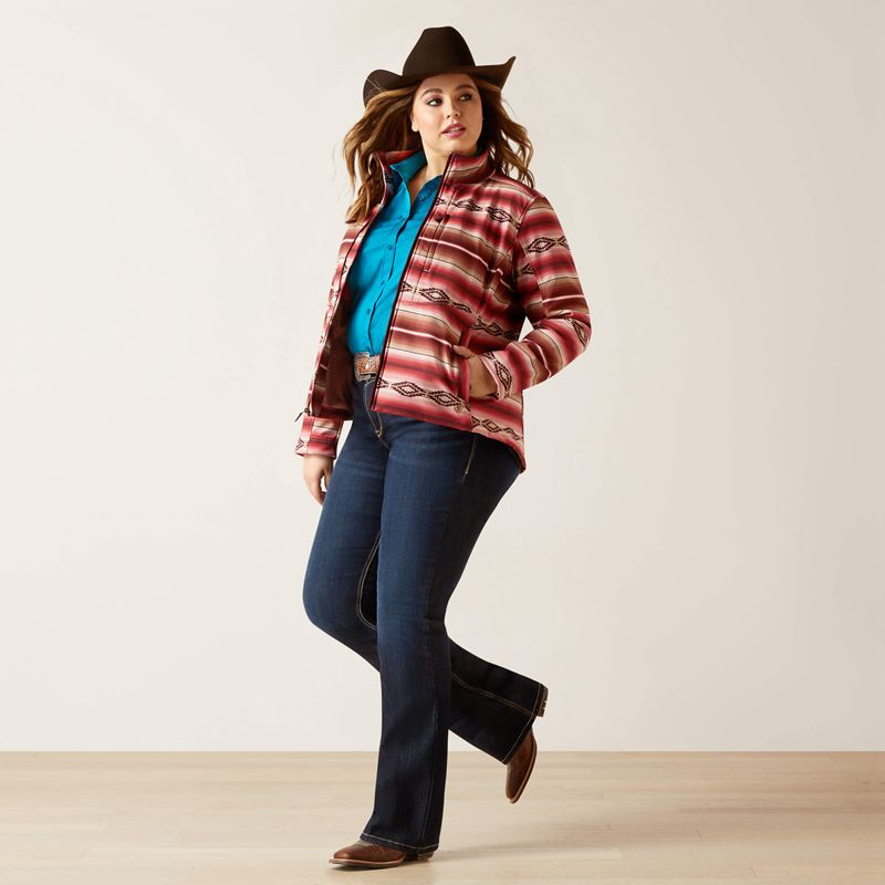 Ariat Softshell Jacket Blushing Serape Femme | BMT-07275146