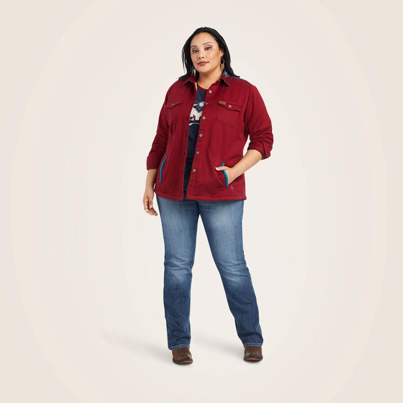 Ariat Shacket Chimayo Shirt Jacket Rubaiyat Femme | AUV-15371932