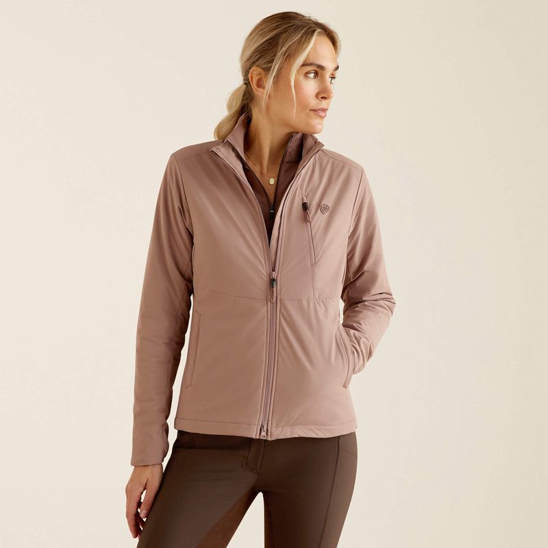 Ariat Rion Stretchshell Insulated Jacket Twilight Mauve Femme | DQY-77691021