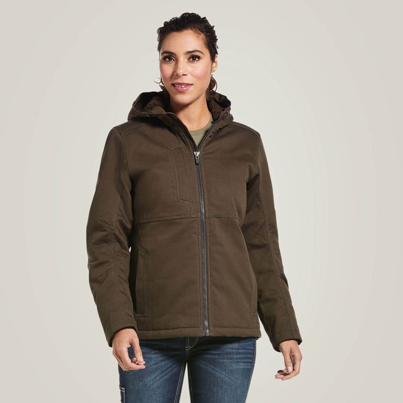 Ariat Rebar Duracanvas Insulated Jacket Wren Femme | RIH-03043878