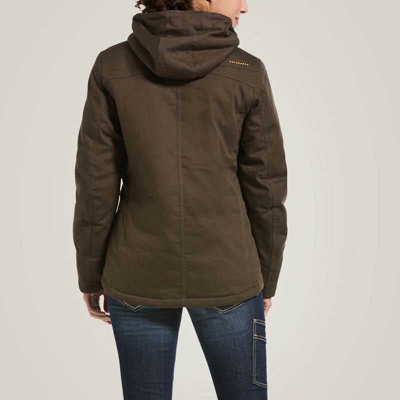 Ariat Rebar Duracanvas Insulated Jacket Wren Femme | RIH-03043878