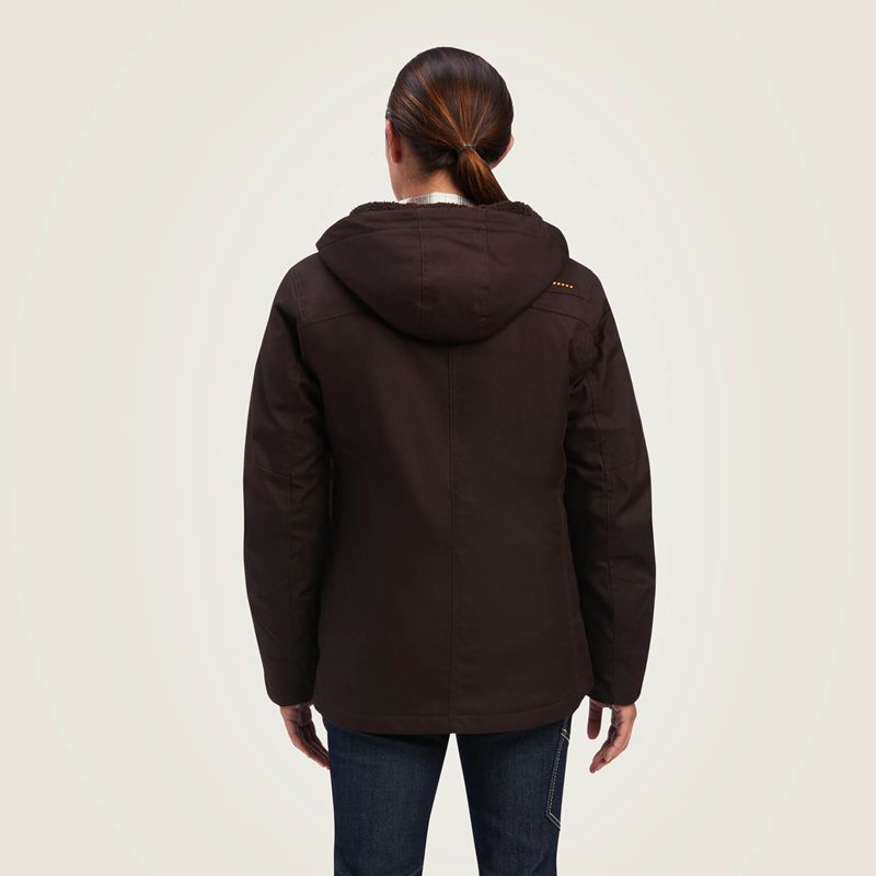 Ariat Rebar Duracanvas Insulated Jacket Mole Femme | VLS-85048417