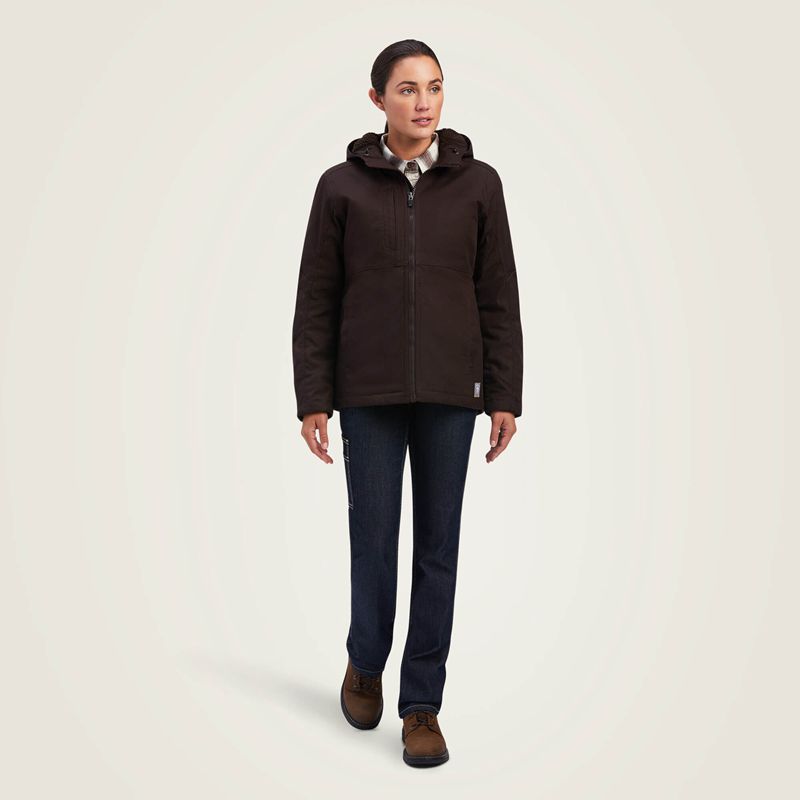 Ariat Rebar Duracanvas Insulated Jacket Mole Femme | VLS-85048417