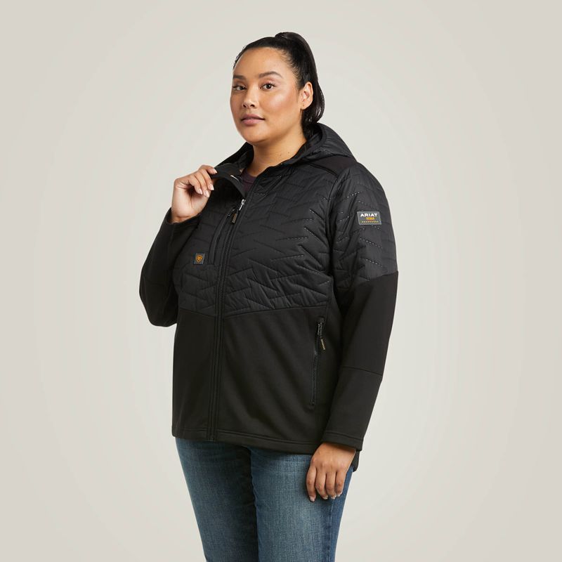 Ariat Rebar Cloud 9 Insulated Jacket Noir Femme | FSM-69953469