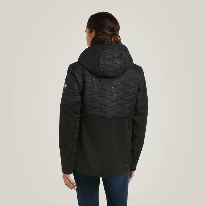 Ariat Rebar Cloud 9 Insulated Jacket Noir Femme | FSM-69953469