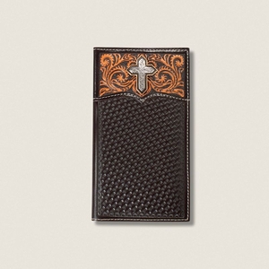 Ariat Cross Rodeo Wallet Marron Homme | DNP-19677201