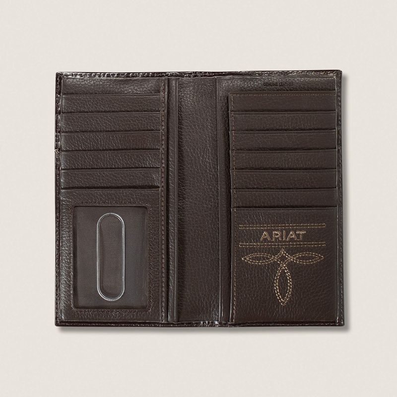 Ariat Cross Rodeo Wallet Marron Homme | DNP-19677201