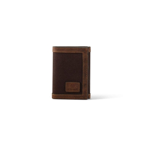 Ariat Canvas Logo Trifold Wallet Marron Homme | HXF-00905741