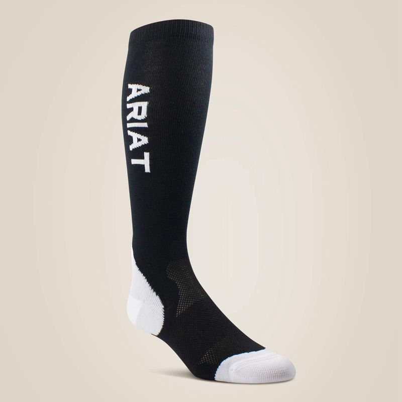 Ariat Tek Performance Socks Noir Homme | MGF-98896252