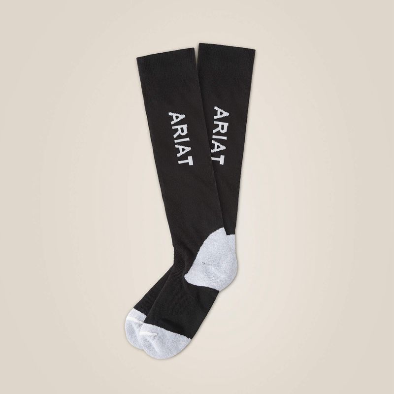 Ariat Tek Performance Socks Noir Homme | MGF-98896252