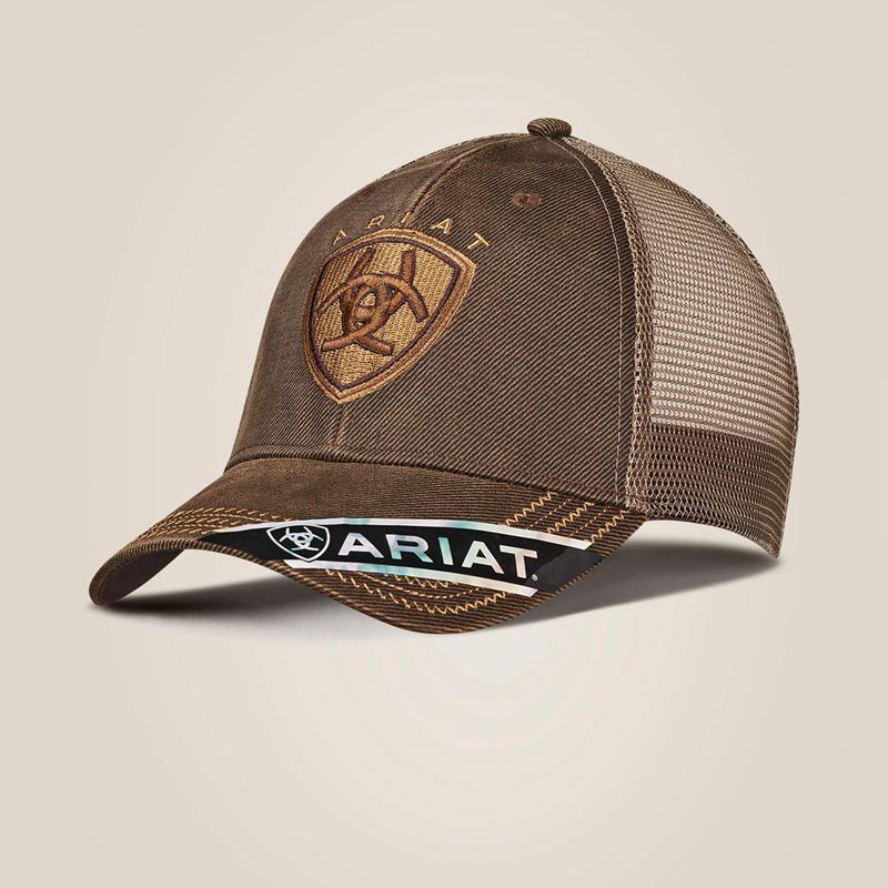 Ariat Structured Cap Marron Homme | RGX-57551061