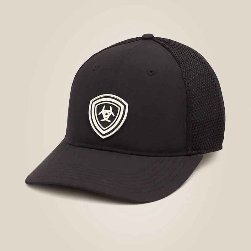 Ariat Shield Logo Cap Noir Homme | DVG-59756796