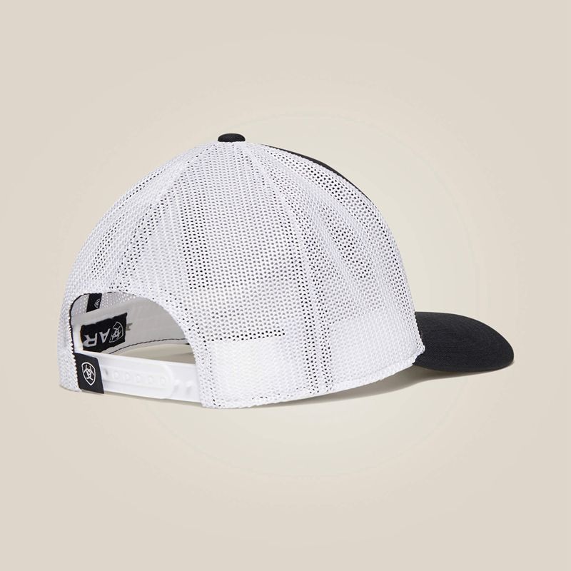 Ariat Shield Logo Cap Blanche Homme | JYU-94345031