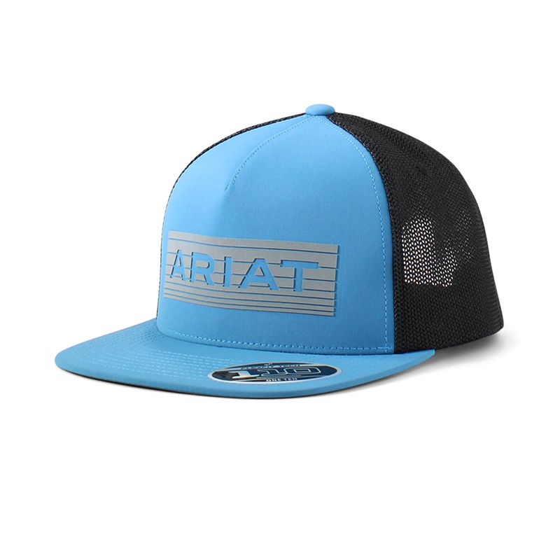 Ariat Reflective Logo Cap Bleu Homme | NCV-15987919