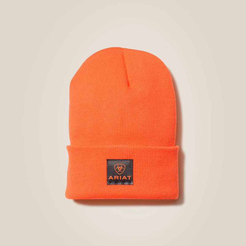 Ariat Rebar Watch Cap Orange Homme | CLD-18943424