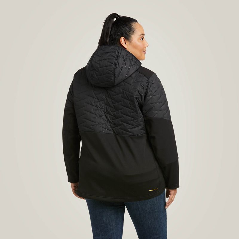 Ariat Rebar Cloud 9 Insulated Jacket Noir Femme | FSM-69953469