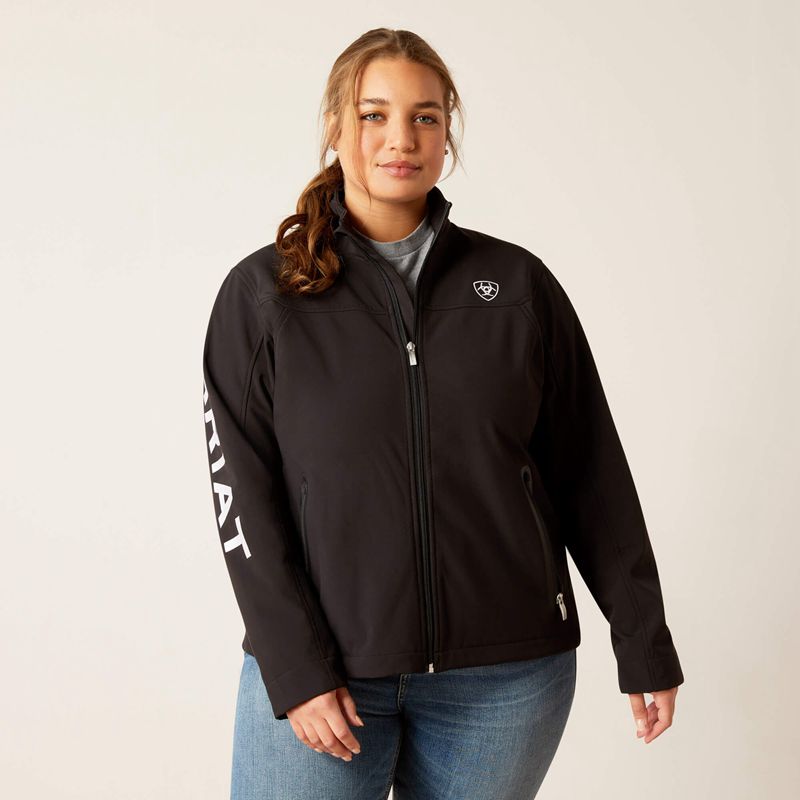 Ariat New Team Softshell Jacket Noir Femme | YDS-76339449