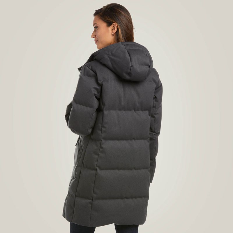 Ariat Menlo Down Jacket Charcoal Femme | YNW-79945095