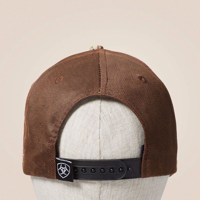 Ariat Patriot Snapback Cap Marron Homme | UKA-07823571