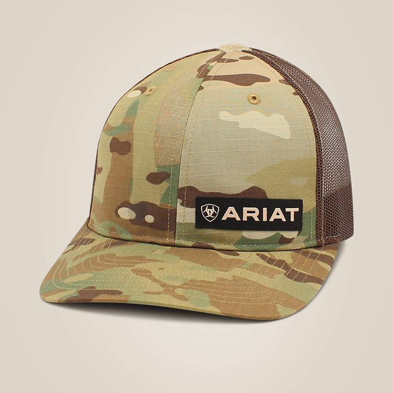 Ariat Offset Logo Cap Camouflage Homme | LNX-41508438