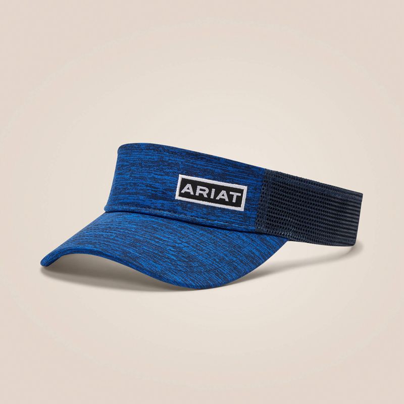 Ariat Offset Logo Visor Bleu Homme | KDN-08978065