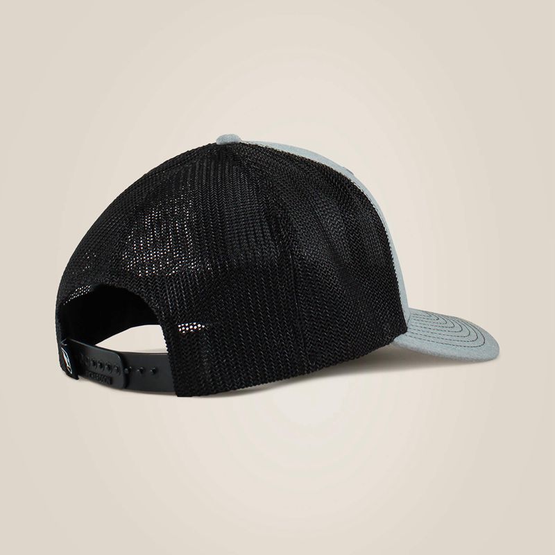 Ariat Offset Logo Cap Gray Homme | BEI-35777759