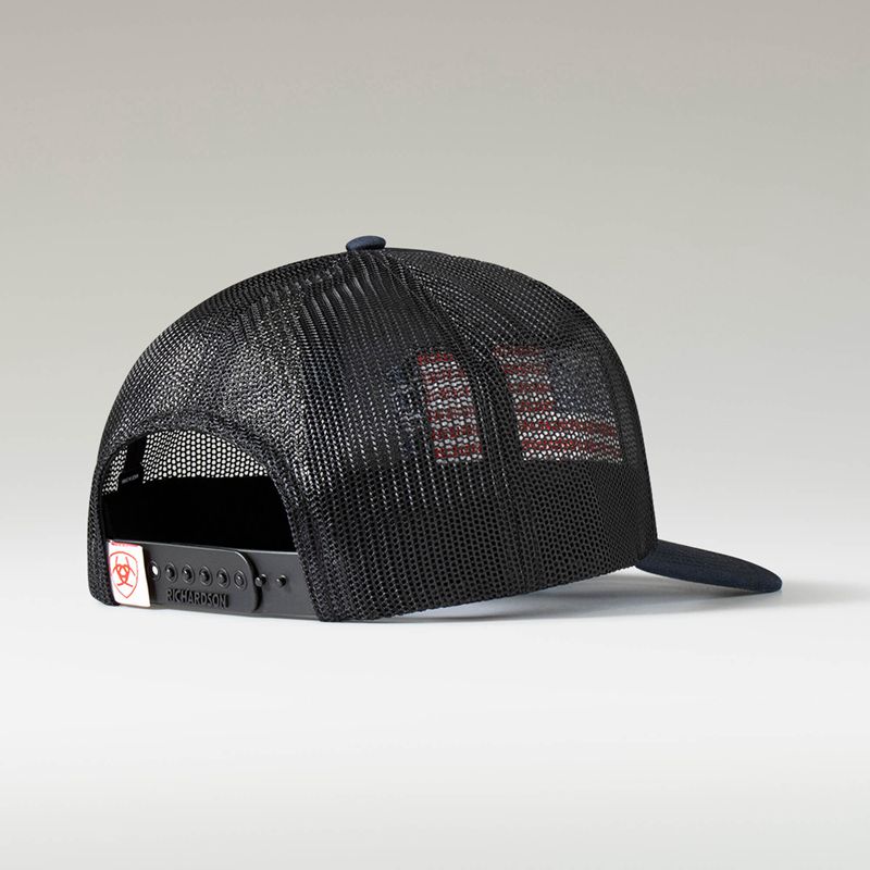 Ariat Basket Weave Flag Cap Multi Homme | XIP-96891489