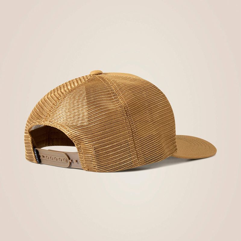 Ariat Aztec Logo Patch Cap Beige/Khaki Homme | TFP-86822322